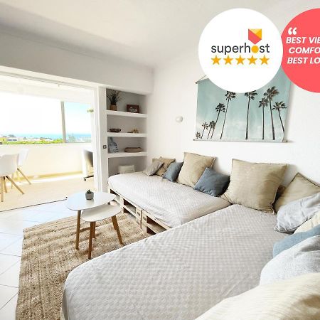 Panoramic Seaview - 2 Bedroom, Main Ave, 15 Min Walk Beach, Workspace Albufeira Exteriér fotografie