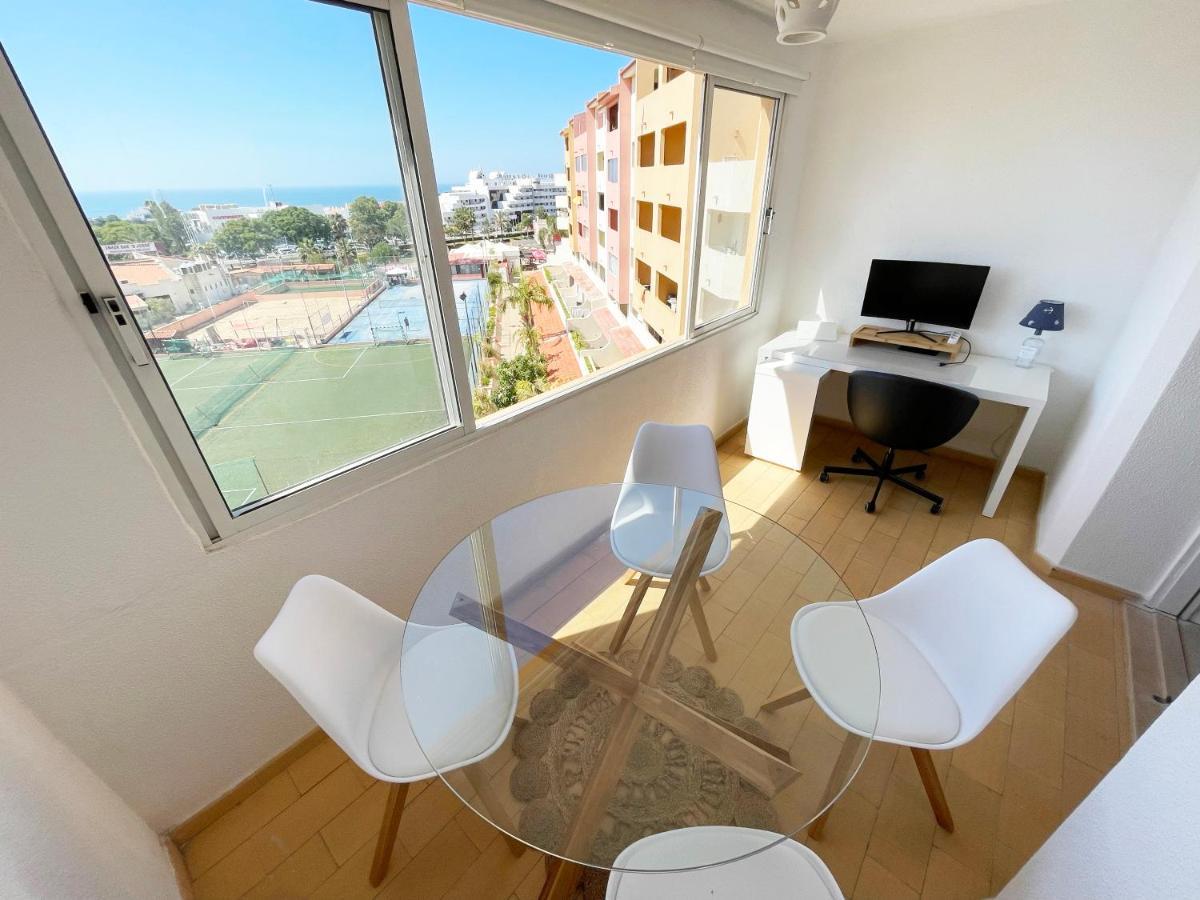 Panoramic Seaview - 2 Bedroom, Main Ave, 15 Min Walk Beach, Workspace Albufeira Exteriér fotografie