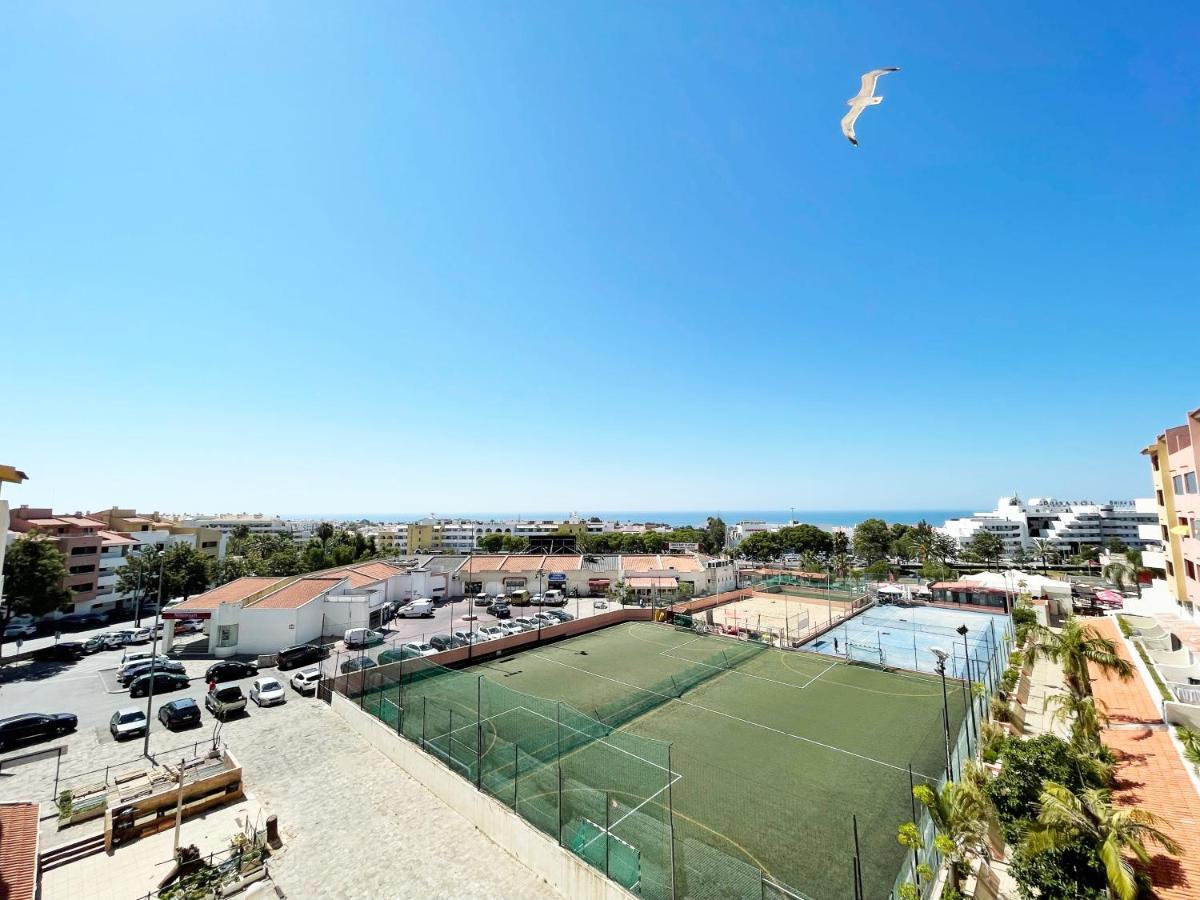 Panoramic Seaview - 2 Bedroom, Main Ave, 15 Min Walk Beach, Workspace Albufeira Exteriér fotografie