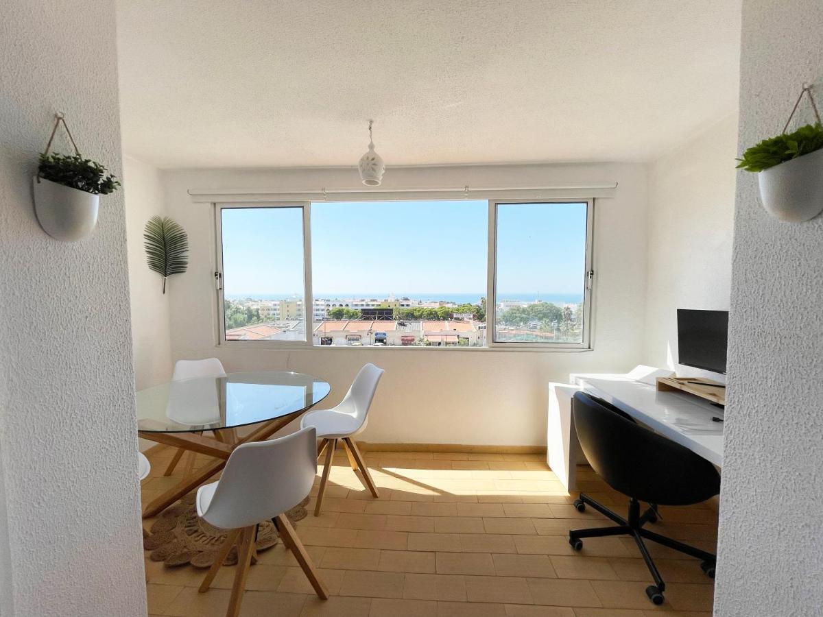 Panoramic Seaview - 2 Bedroom, Main Ave, 15 Min Walk Beach, Workspace Albufeira Exteriér fotografie