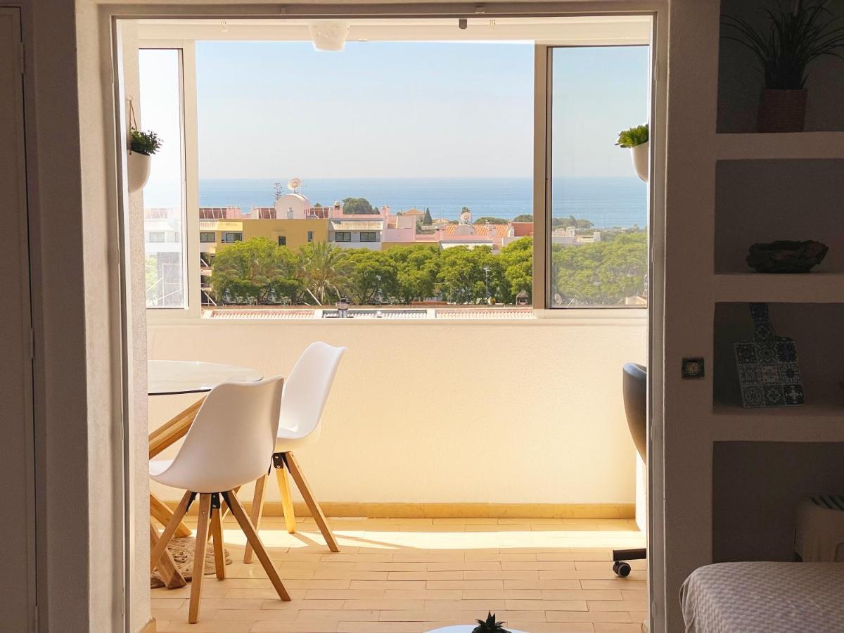 Panoramic Seaview - 2 Bedroom, Main Ave, 15 Min Walk Beach, Workspace Albufeira Exteriér fotografie