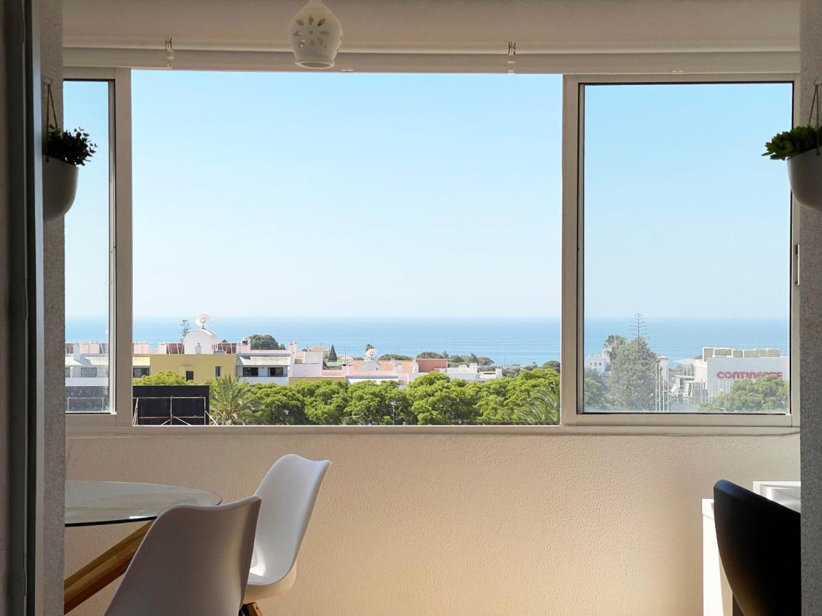 Panoramic Seaview - 2 Bedroom, Main Ave, 15 Min Walk Beach, Workspace Albufeira Exteriér fotografie
