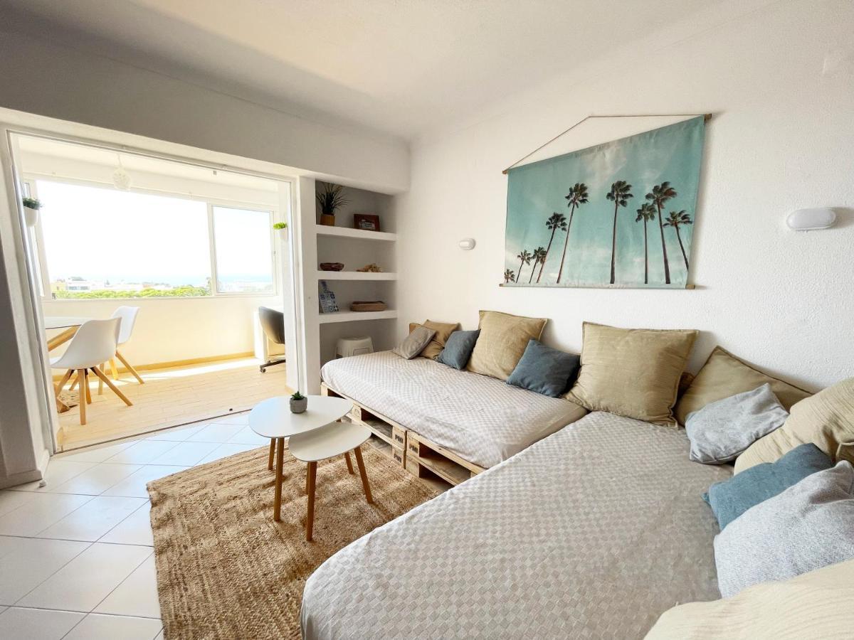 Panoramic Seaview - 2 Bedroom, Main Ave, 15 Min Walk Beach, Workspace Albufeira Exteriér fotografie